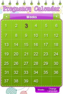 Pregnancy Calendar android App screenshot 1